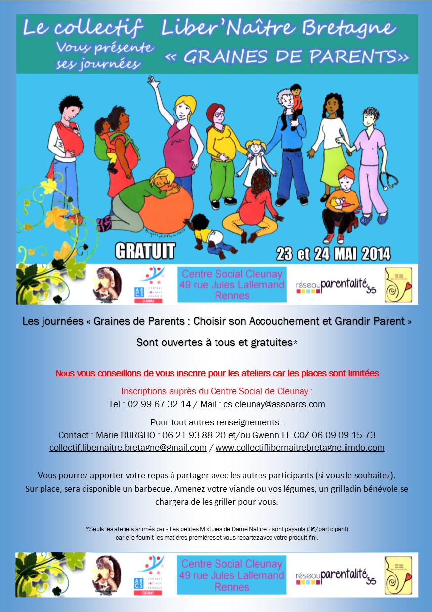 Rassemblement annuel à Rennes du Collectif Liber'Naître le 26 mai 2013